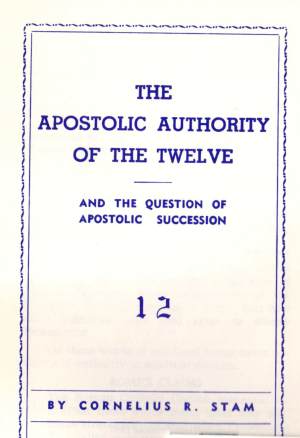 Apostolic Authority of Twelve