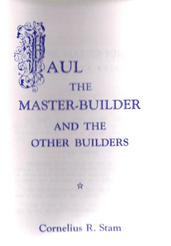 Paul the Master-Builder